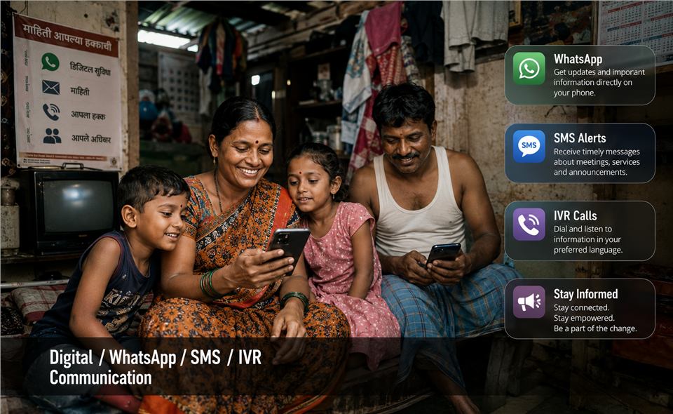 Digital / WhatsApp / SMS / IVR communication